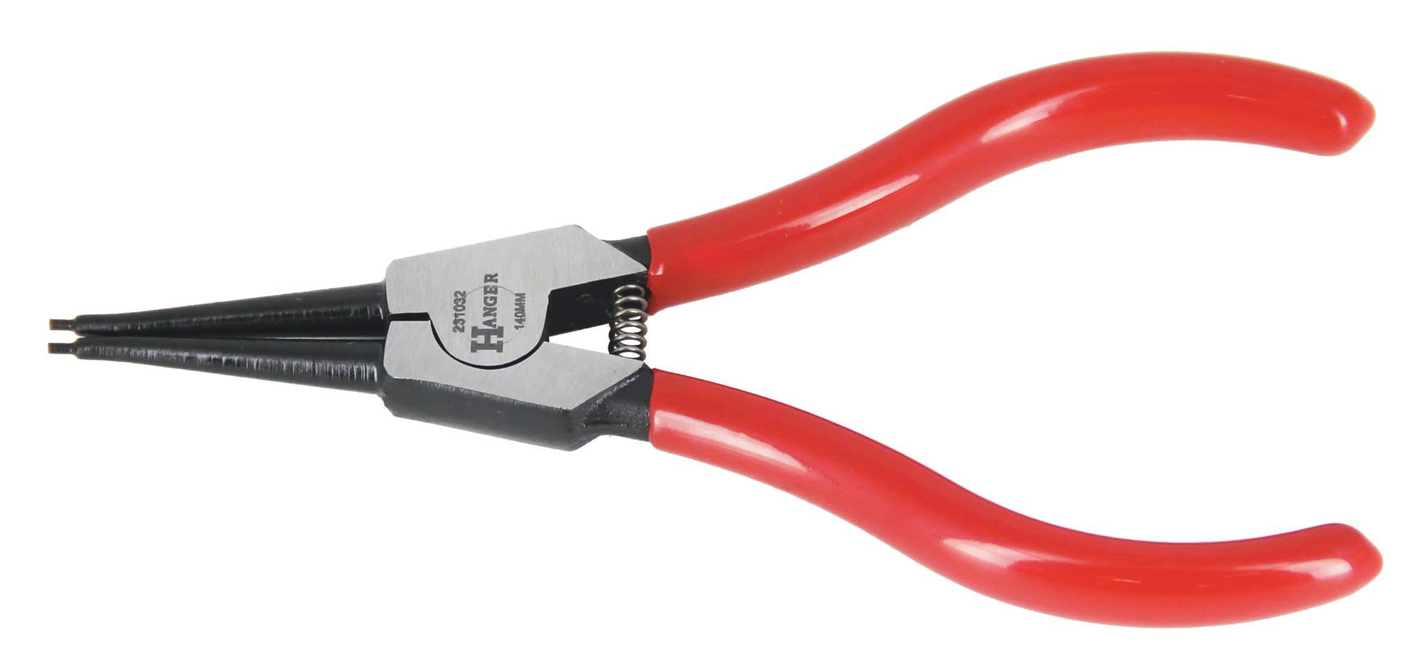 Pince pour circlips extérieurs bec droit 140 mm HANGER 231032