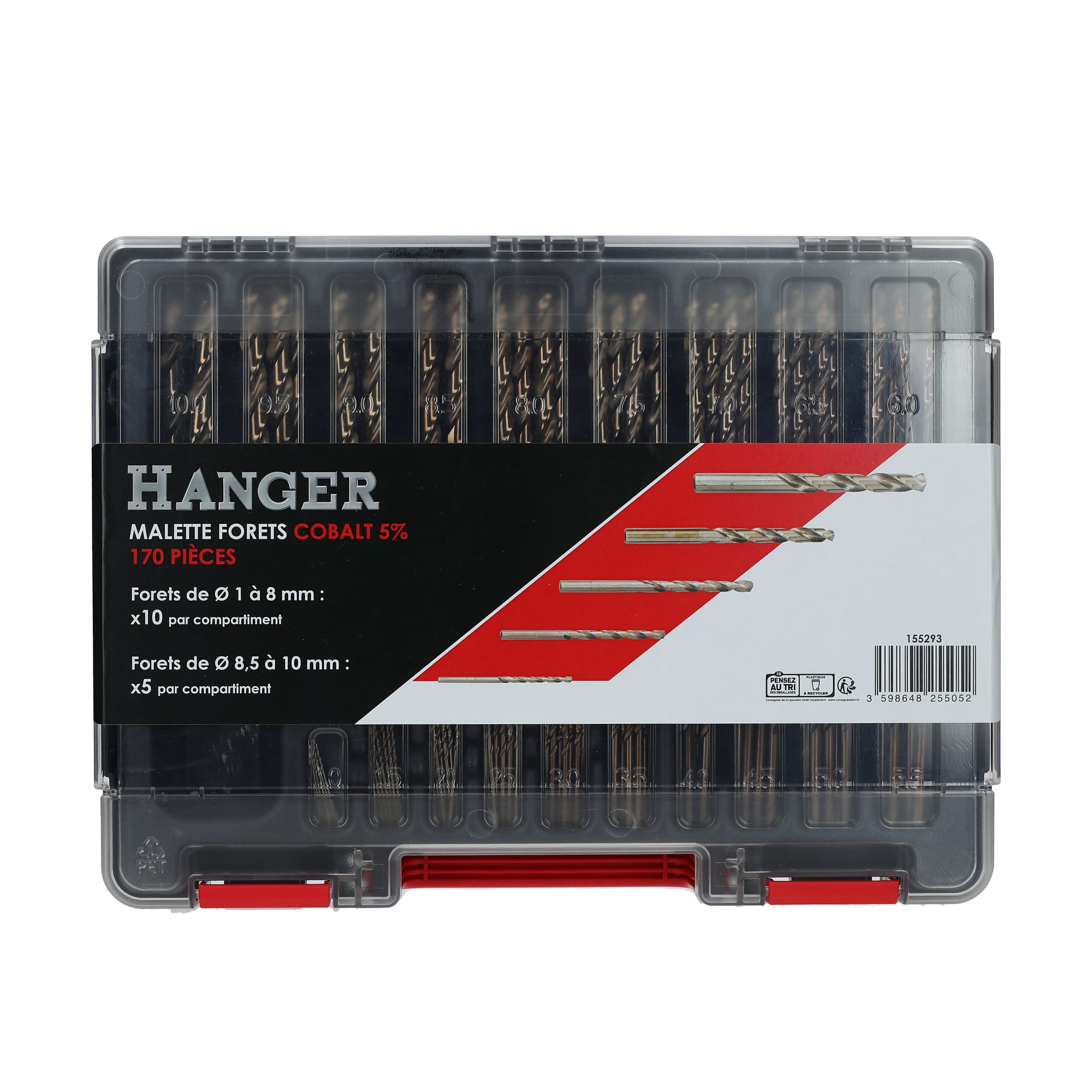 Mallette 170 forets cobalt 5 % HANGER 155293