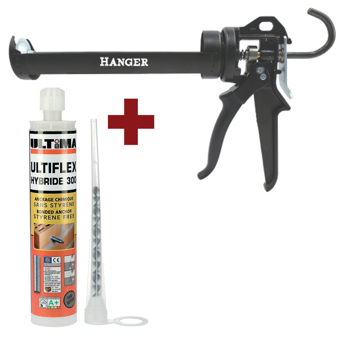 Lot pistolet Hanger et résine Ultima 300 ml