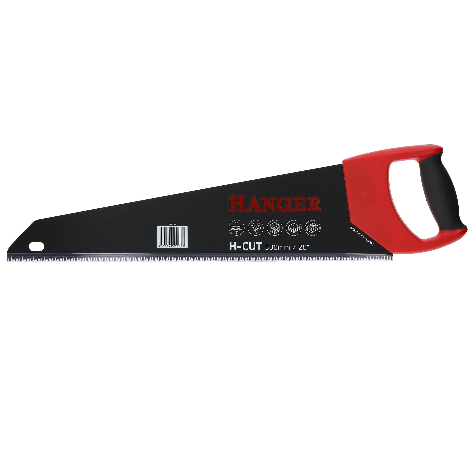 Scie égoïne H-CUT débit moyen 500 mm HANGER 150194