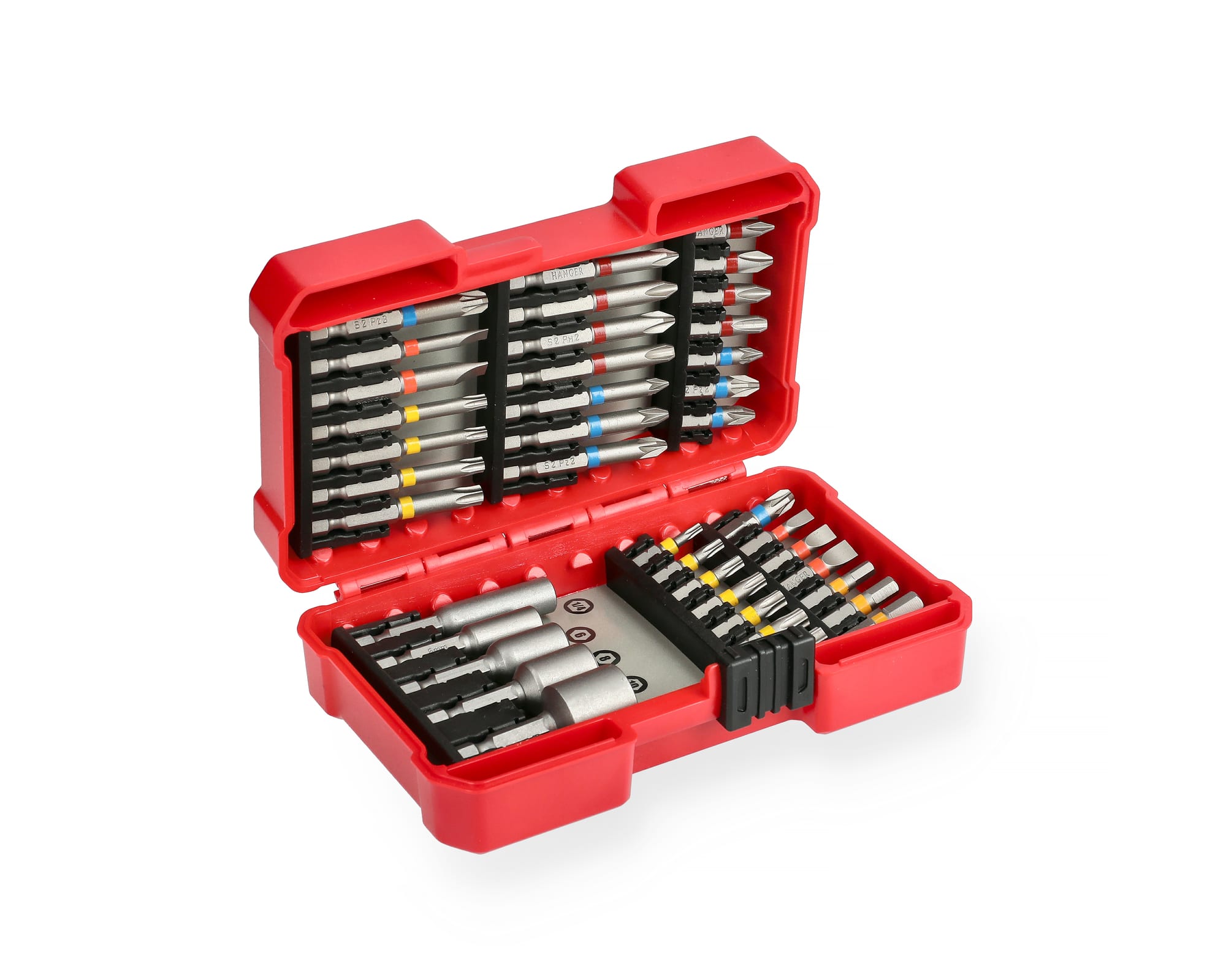 Coffret embouts et noix de serrage 40 pièces HANGER 250008