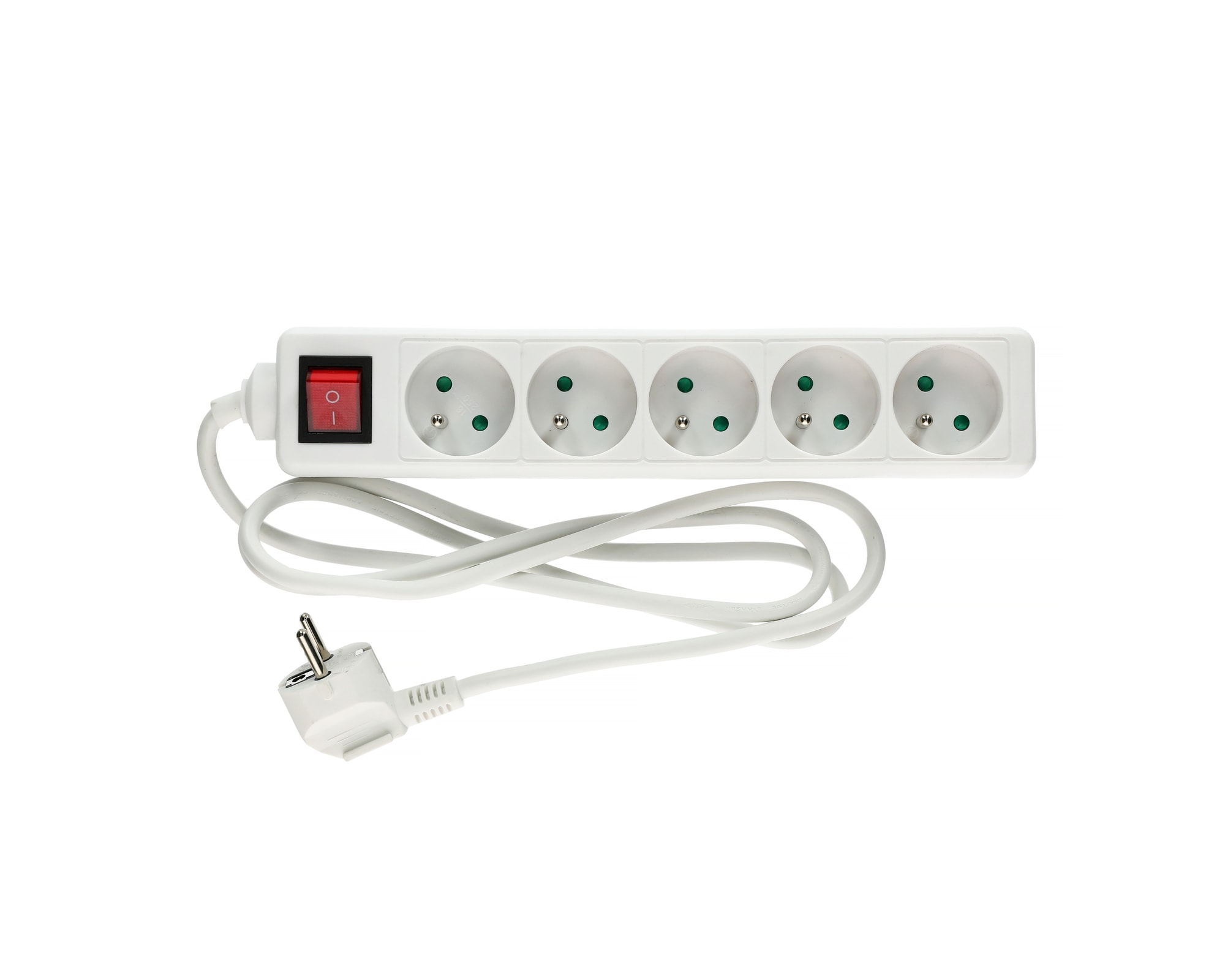 Bloc multiprise 5 prises 2P+T avec interrupteur HANGER 200004 – Image 4