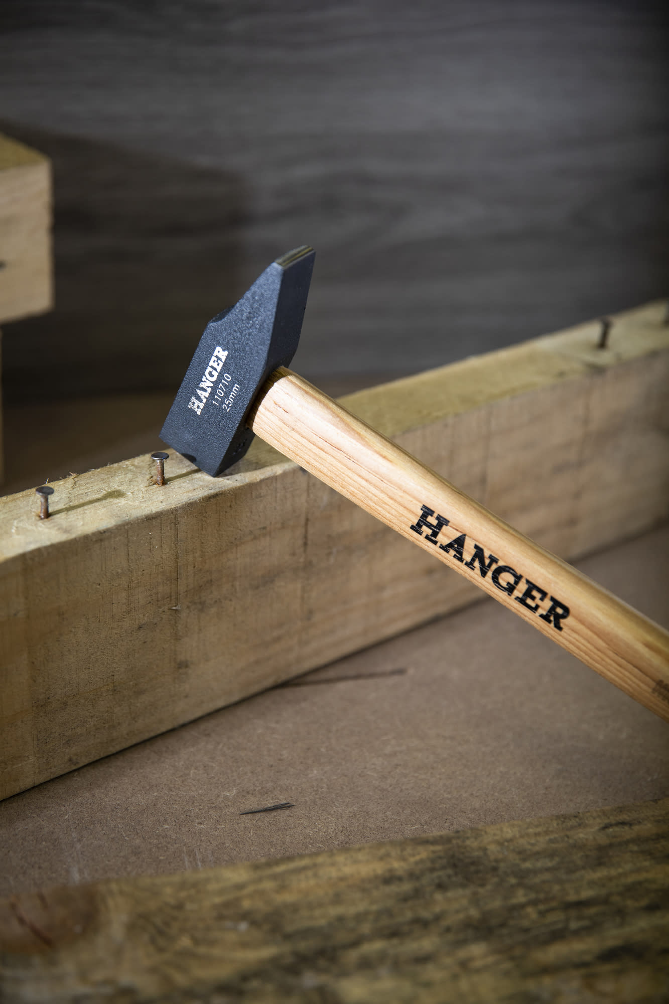 Marteau de mécanicien rivoir manche bois Hickory 25 mm HANGER 110710 – Image 4