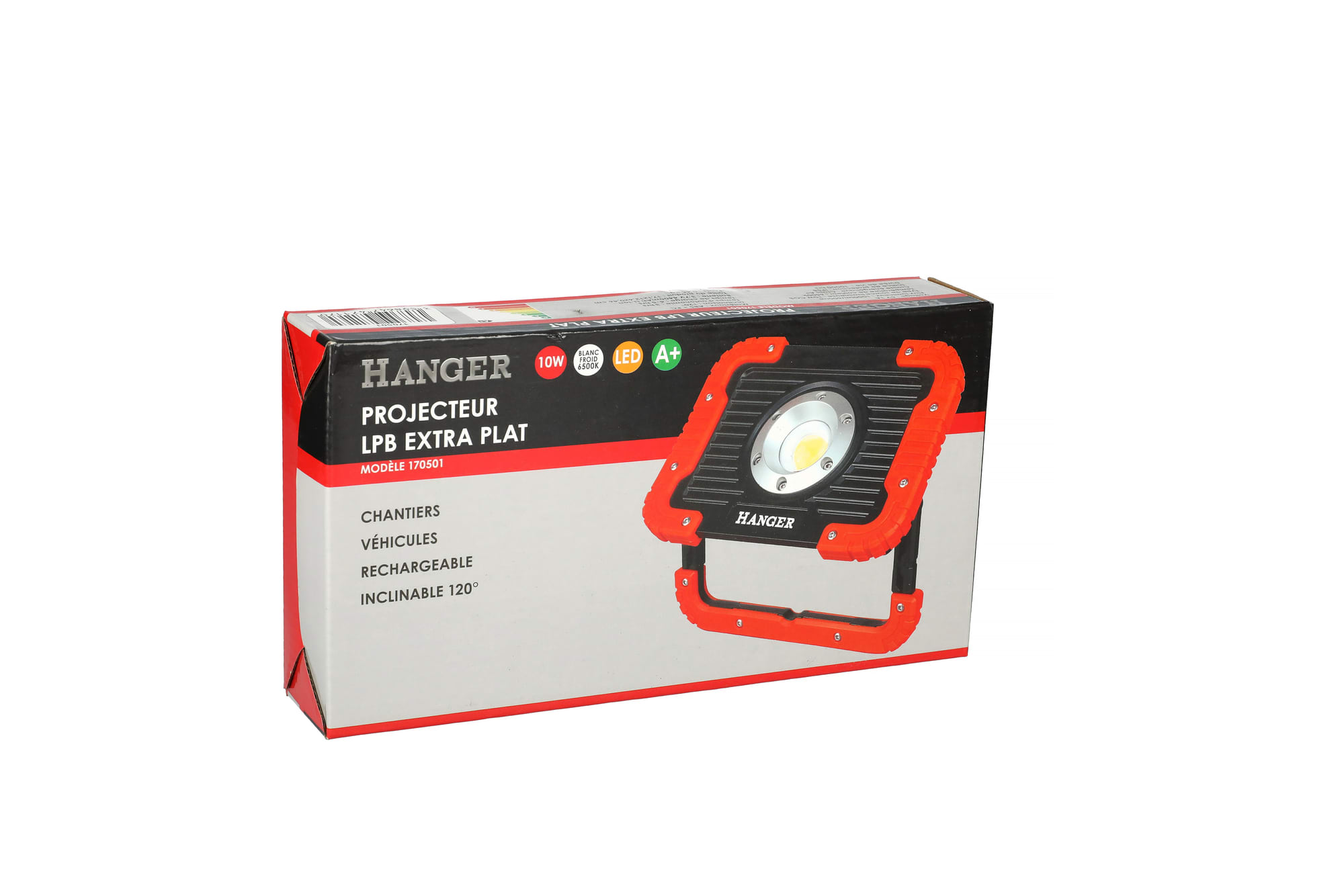 Projecteur de chantier LED 10 W extra plat sur batterie Lithium HANGER 170501 – Image 6