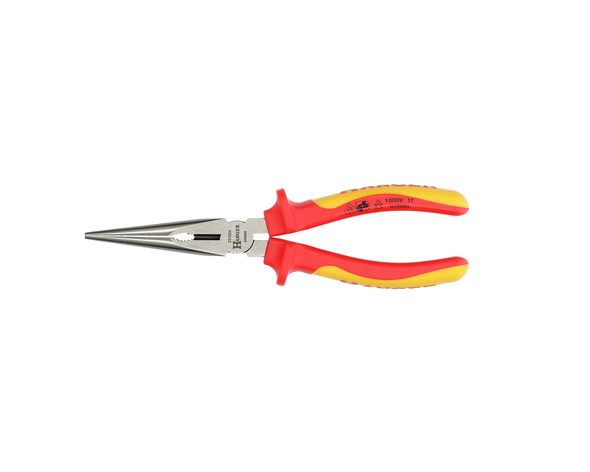 Pince à bec demi-rond isolée 1000V 200 mm HANGER 231024 – Image 2