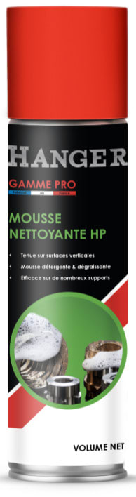 Mousse nettoyante haute performance Hanger 500 ml HANGER 700101