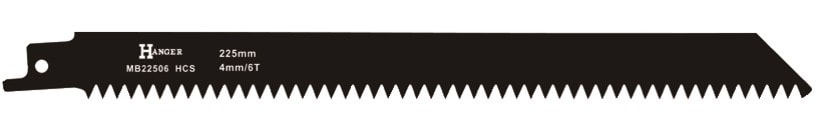 Lames de scie sabre MB22506 L 240 mm pour bois HANGER 150314