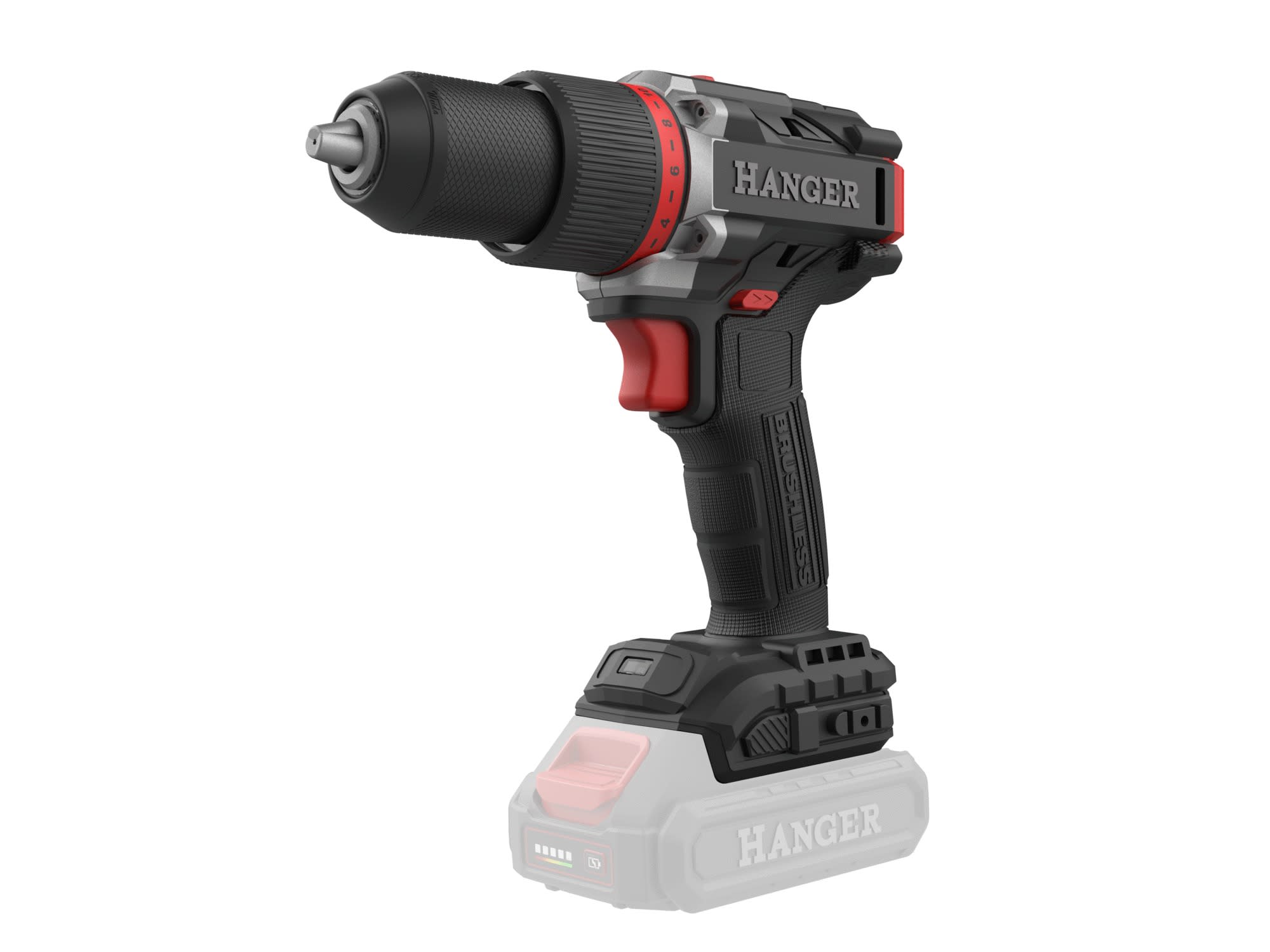 Perceuse-visseuse 18 V DD18-60C Brushless 60 Nm (sans batterie ni chargeur) HANGER 400113