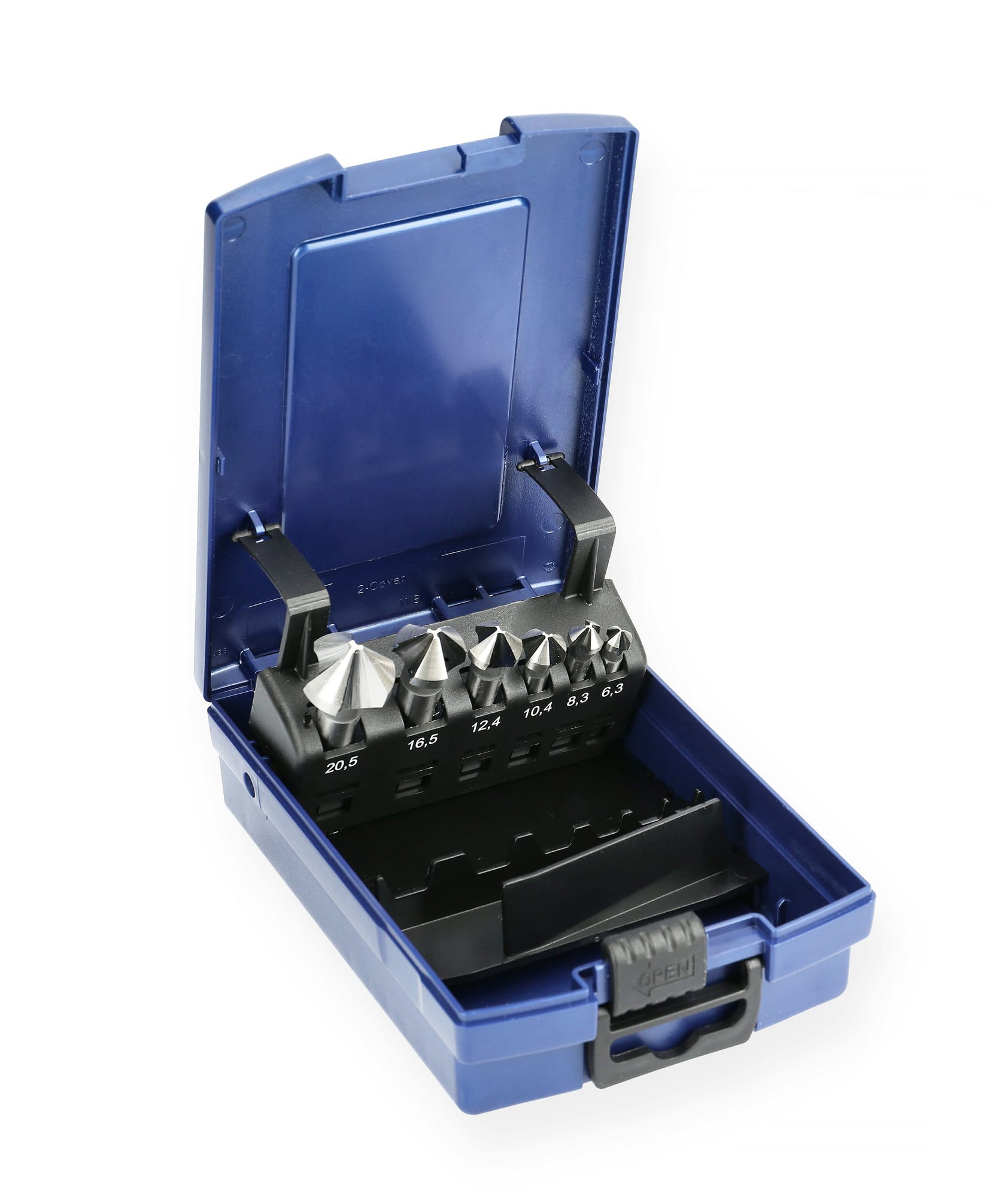 Coffret de 6 fraises à chanfreiner HSS HANGER 154901