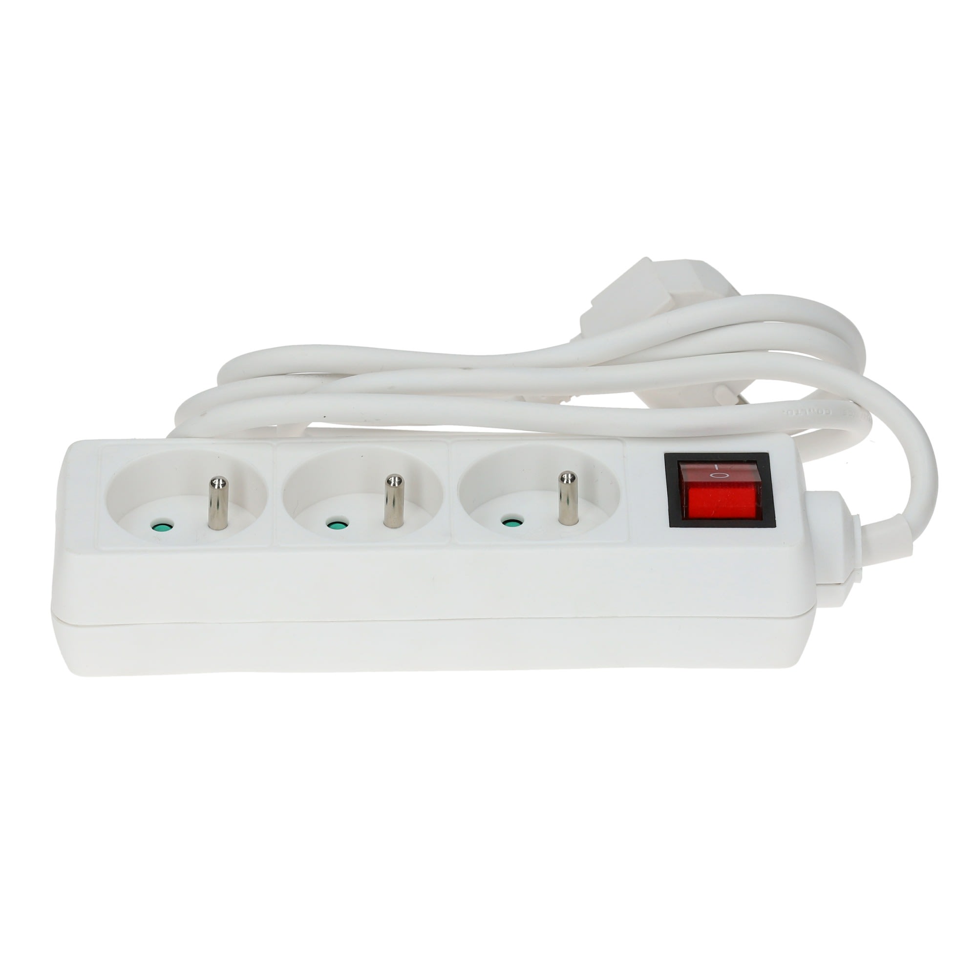 Bloc multiprise 3 prises 2P+T avec interrupteur HANGER 200003