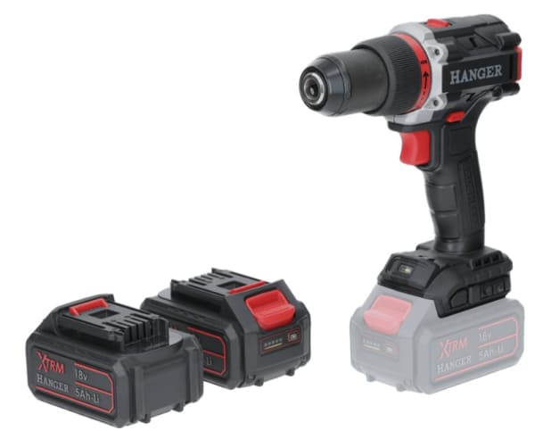 Perceuse-visseuse 18V 2X5Ah 60Nm Coffret