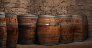 A Winery Barrel Room