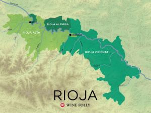 Wine Folly Map of Rioja Spain