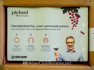 A Tasting Mat for the wine from Picked