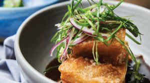 Pork Belly in Adobo Sauce pairing suggested by Sunset Magazine