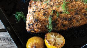 Roast King Salmon pairing suggested by Sunset Magazine