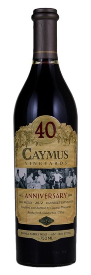Caymus 40th Anniversary Bottle (2012)