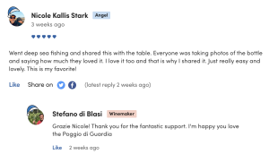 Graphic depicting Angel and winemaker feedback