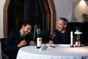 Coravin Sitting on a Table