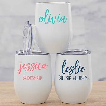 Personalized Wine Tumblers