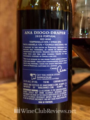 Ana Diogo-Draper RedBack Label