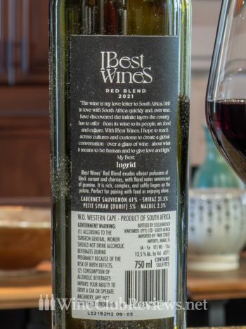 Red BlendBack Label