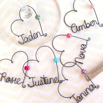 Handcrafted & Personalized Wine Charms