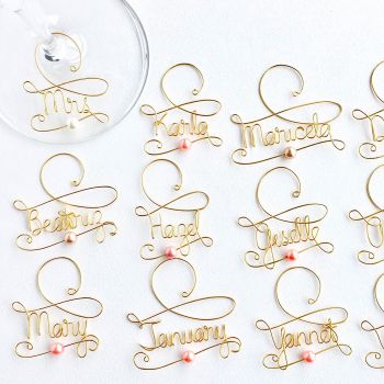 Handcrafted & Personalized Wine Charms