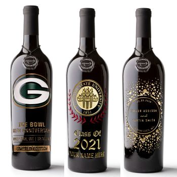 Custom Etched Wine Bottles — Personalize It