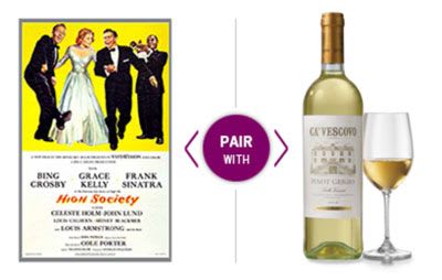 TCM Pinot Grigio Movie Pairing