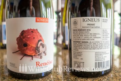 Front and Back Labels of Mas Igneus “Renéixer”