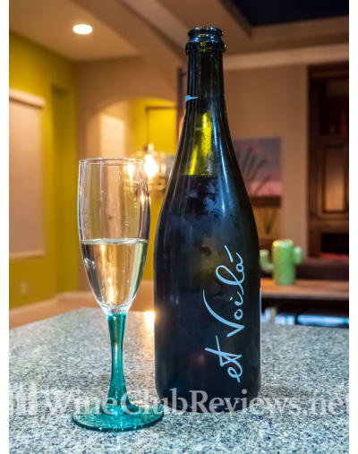 Et Voila Sparkling Wine Bottle & Glass