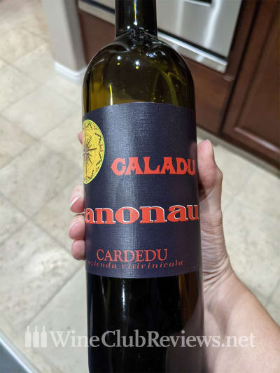 Caladu from Cardedu in bottle and glass