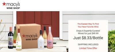 Macy's wine cellar coupon outlet