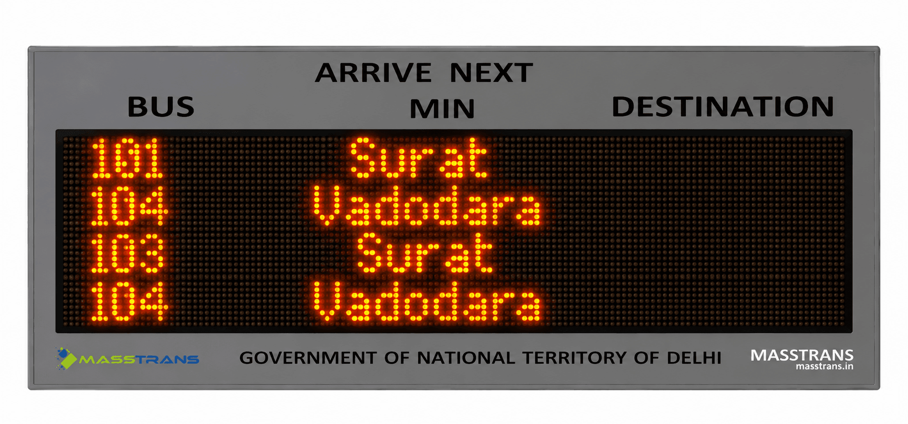 ETA Display — Estimated Time of Arrival
