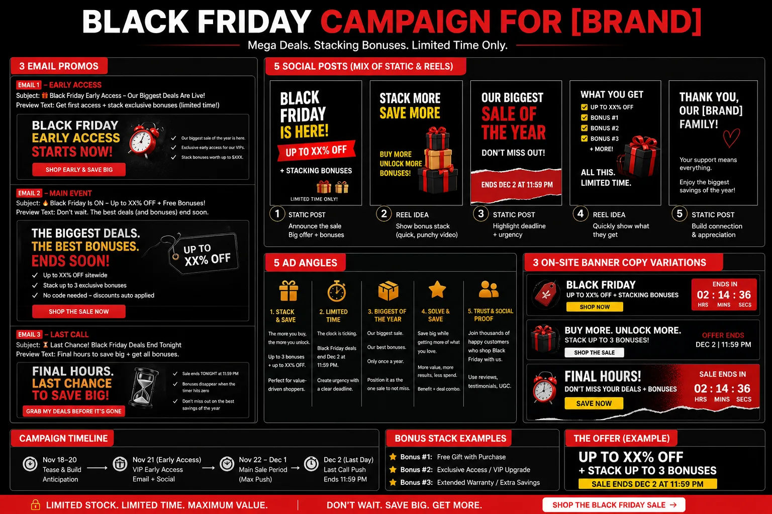 Black Friday Campaign Bundle — ChatGPT prompt | pineprompts.com