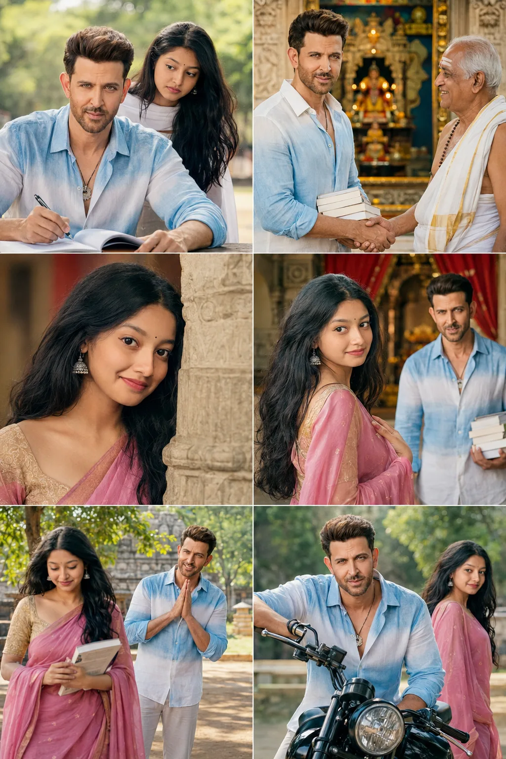 A Cinematic Telugu Love Story in Six Frames — ChatGPT prompt | pineprompts.com