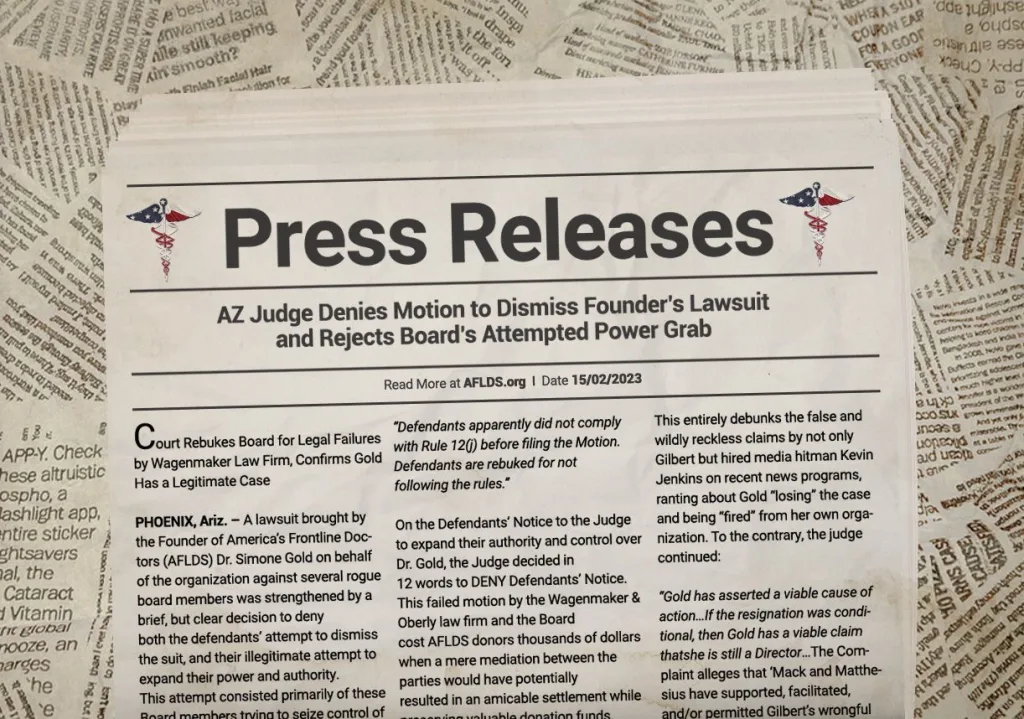 AZ Judge Denies Motion to Dismiss Founder’s Lawsuit and Rejects Board’s Attempted Power Grab