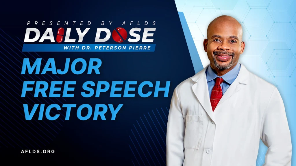 Daily Dose: 'Major Free Speech Victory' with Dr. Peterson Pierre