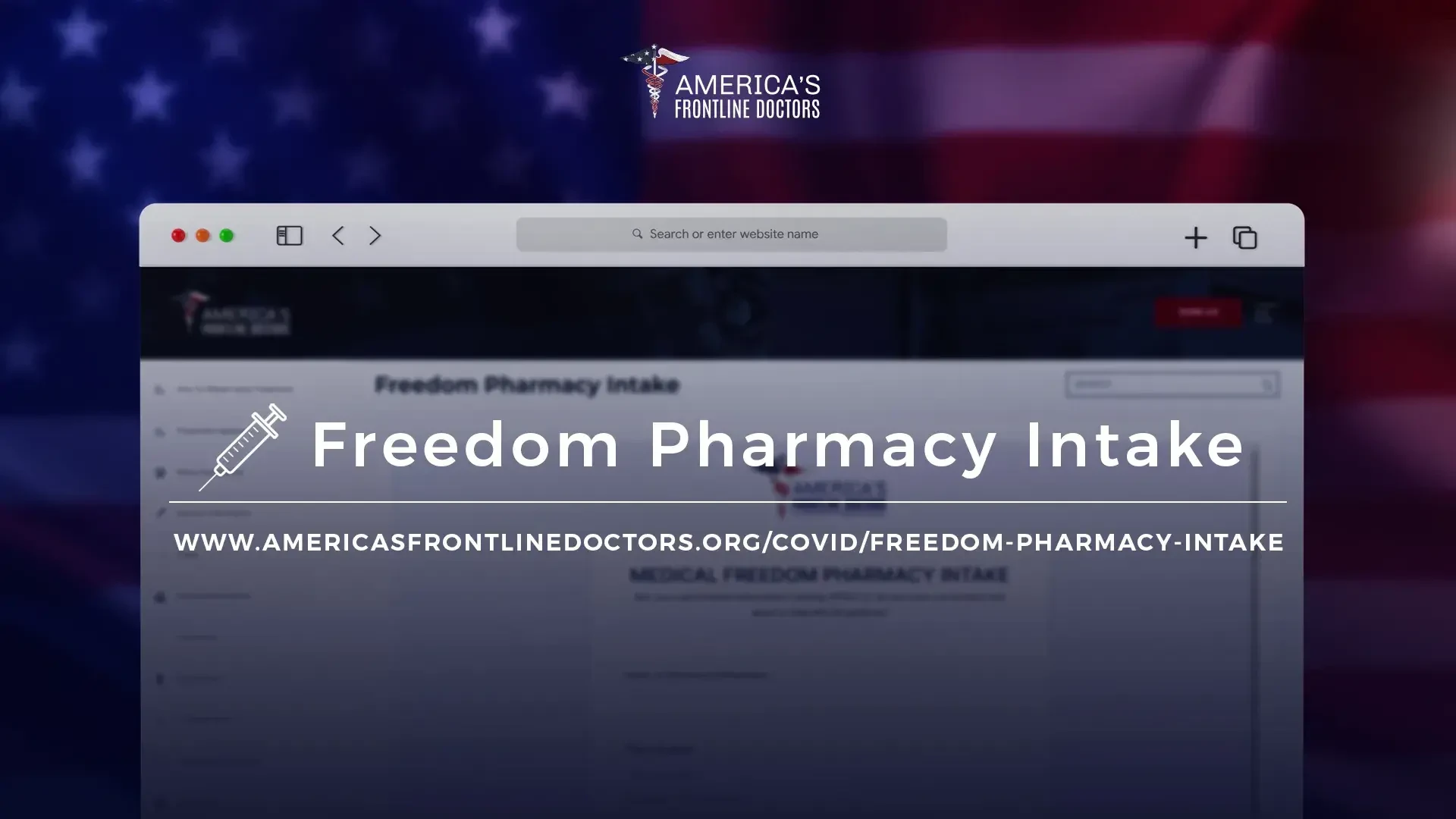 Freedom Pharmacy Intake | America's Frontline Doctors