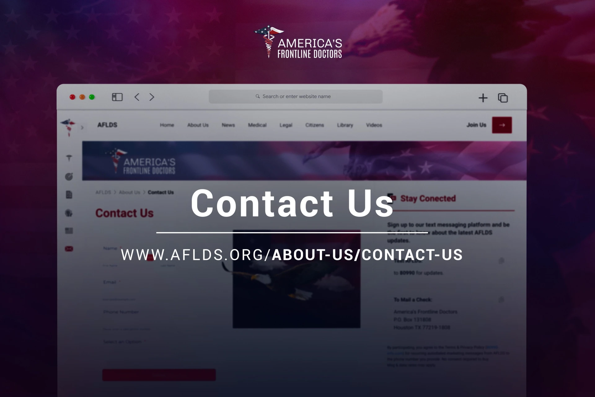 Contact Us America's Frontline Doctors