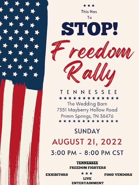 This has to STOP! Freedom Rally