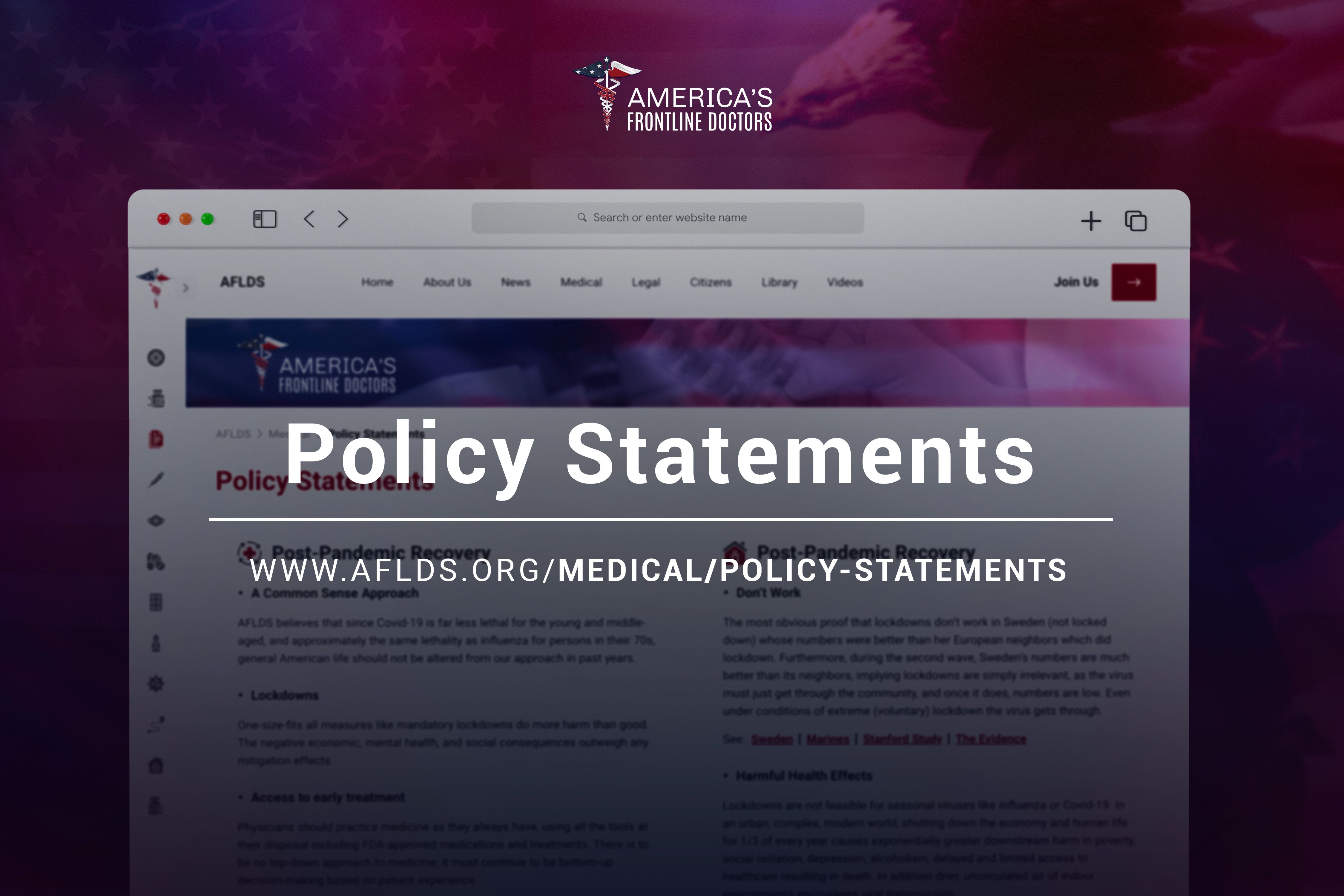 Policy Statements America s Frontline Doctors