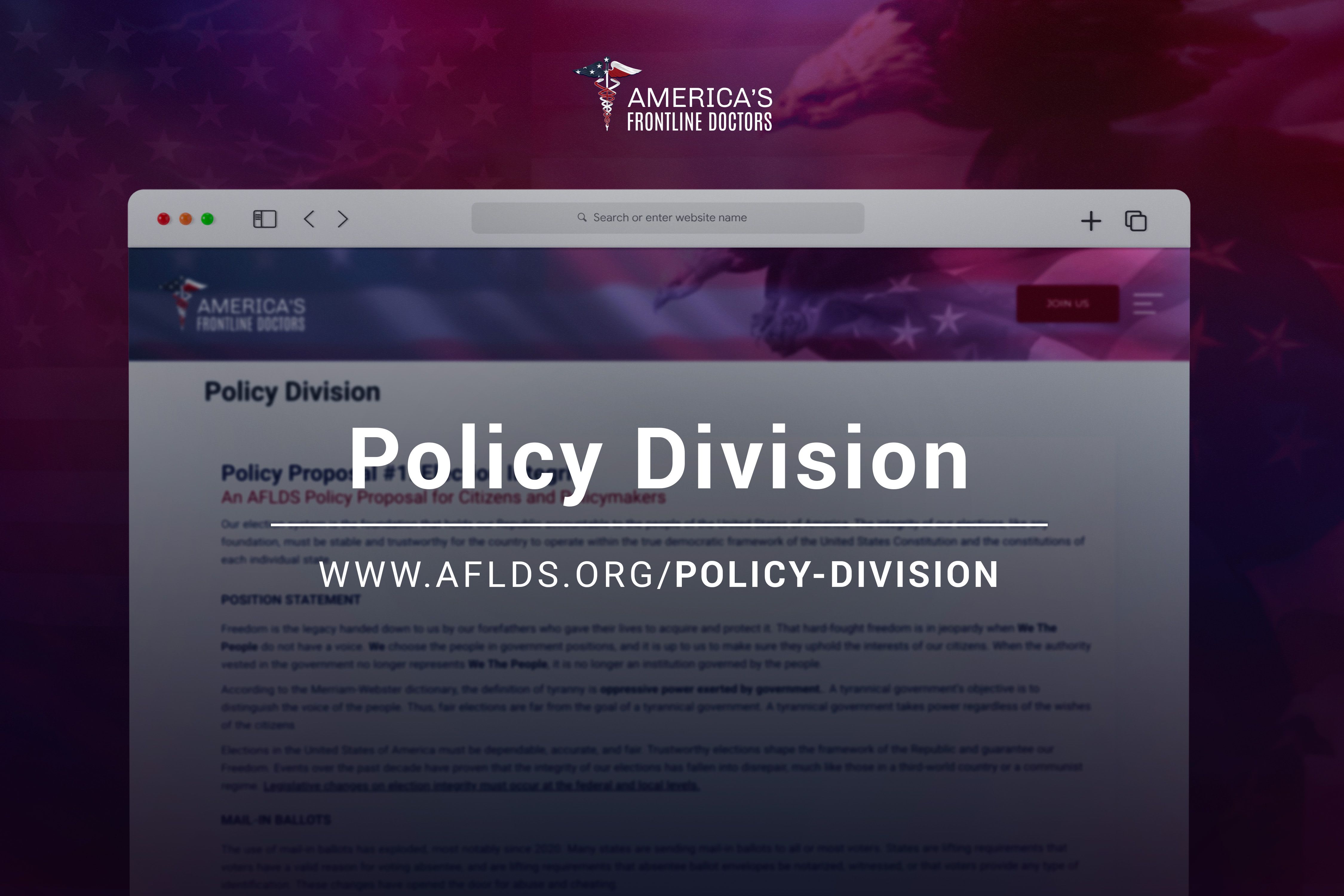 Policy Division Americas Frontline Doctors 3288