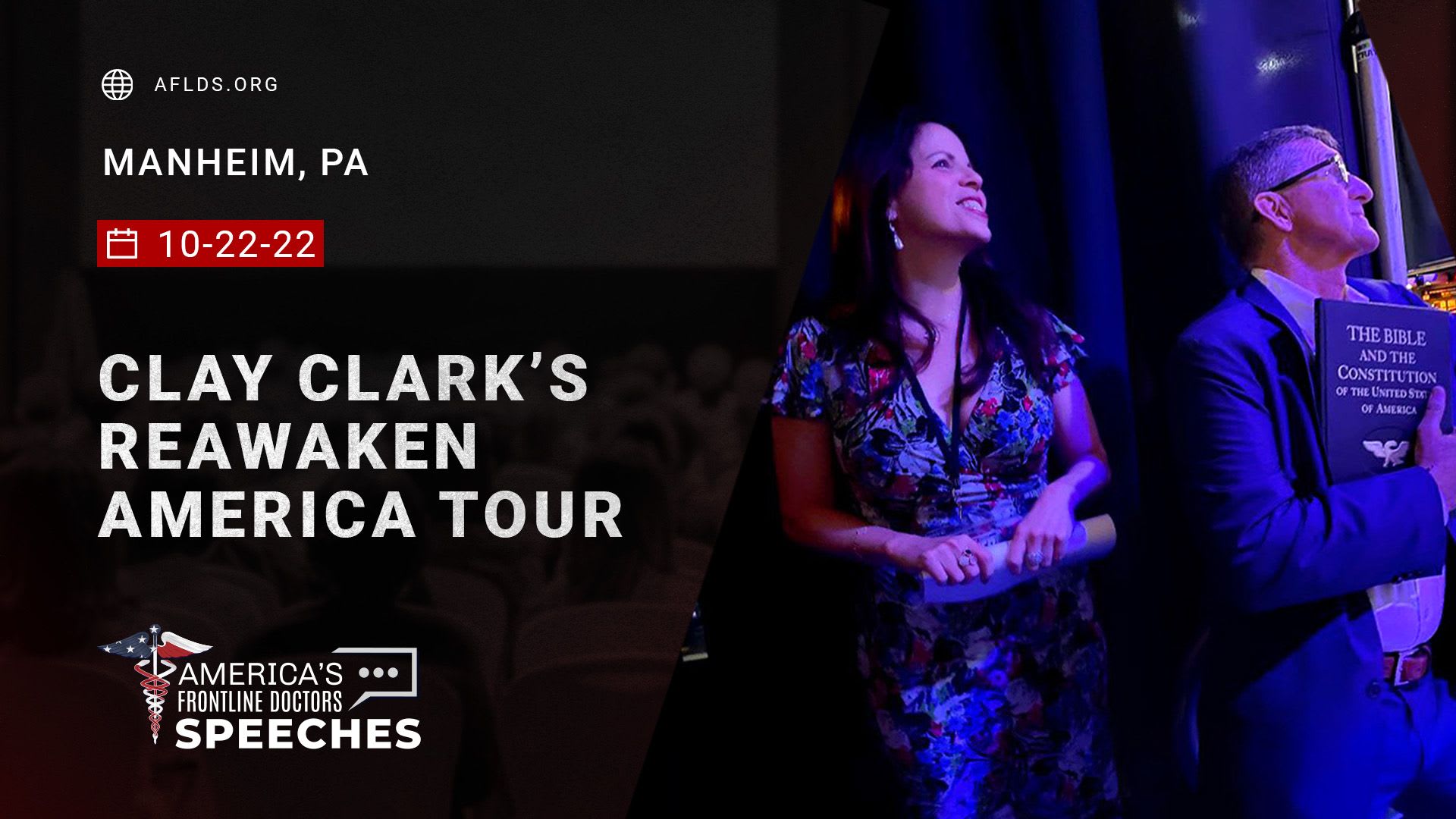 Dr. Gold Speaks at Clay Clark's ReAwaken America Tour | Manheim, PA 10. ...