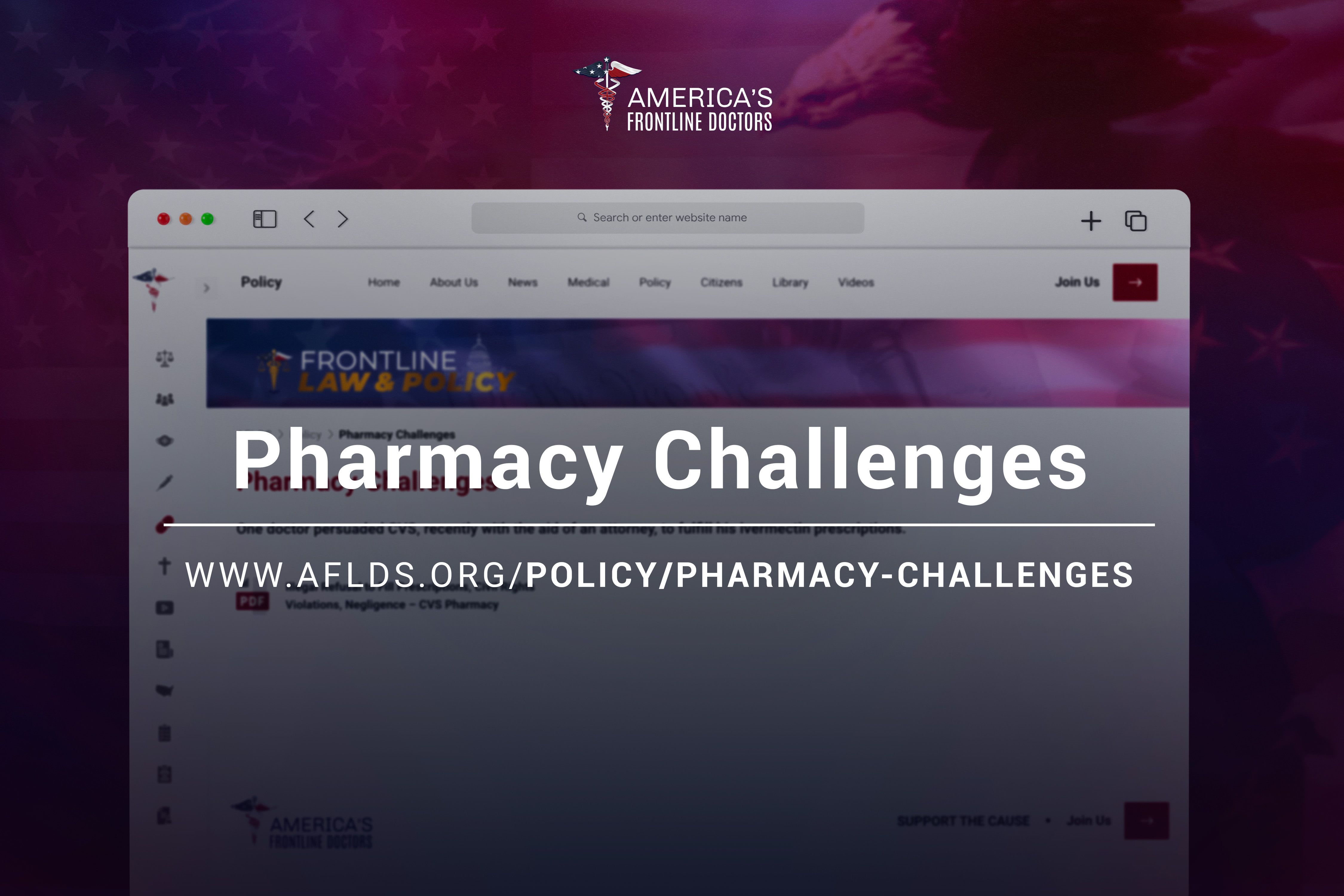 Pharmacy Challenges | America's Frontline Doctors