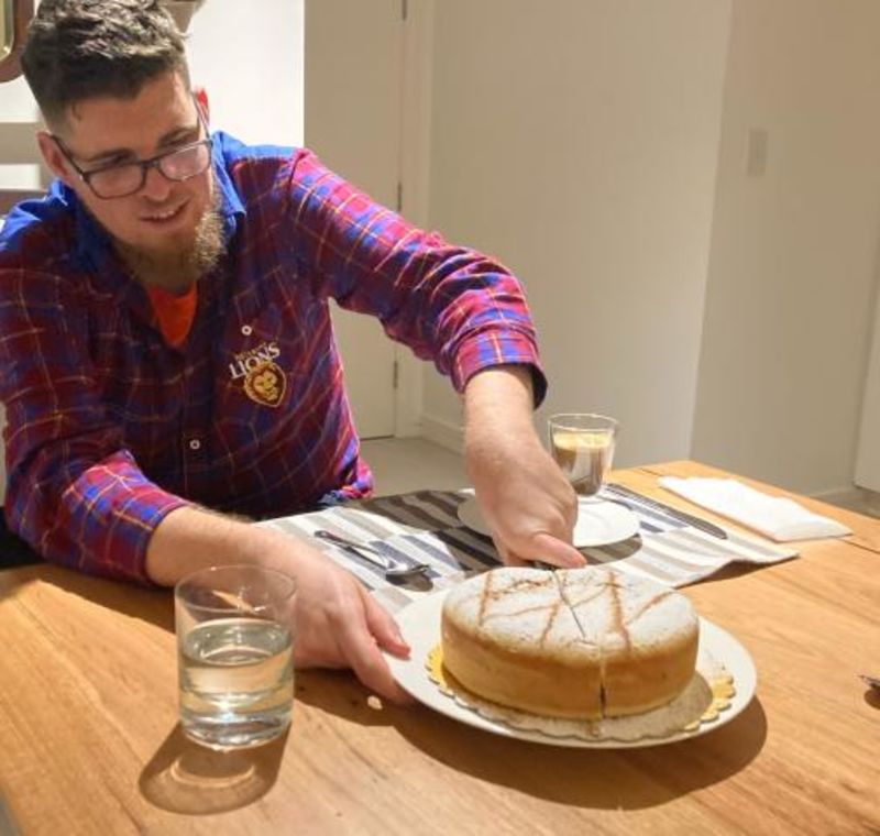 Brisbane Lions Polar Fleece Rug Customer Photo