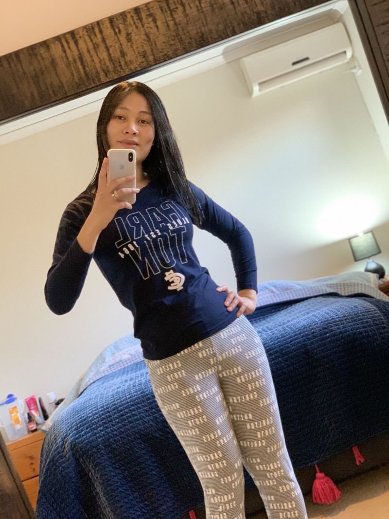 Carlton Blues Womens Supporter PJ Set Size:8 Customer Photo