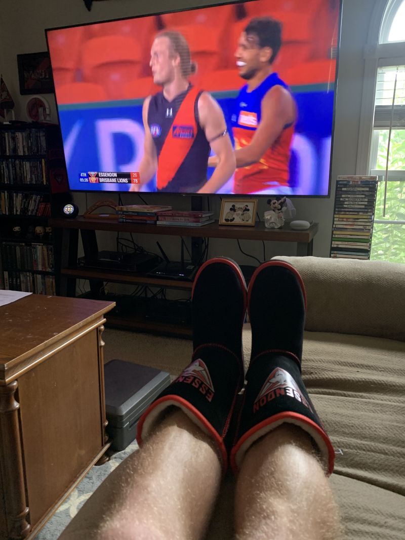 Essendon Bombers Adults Ugg Boots Size:W12/M11 Customer Photo