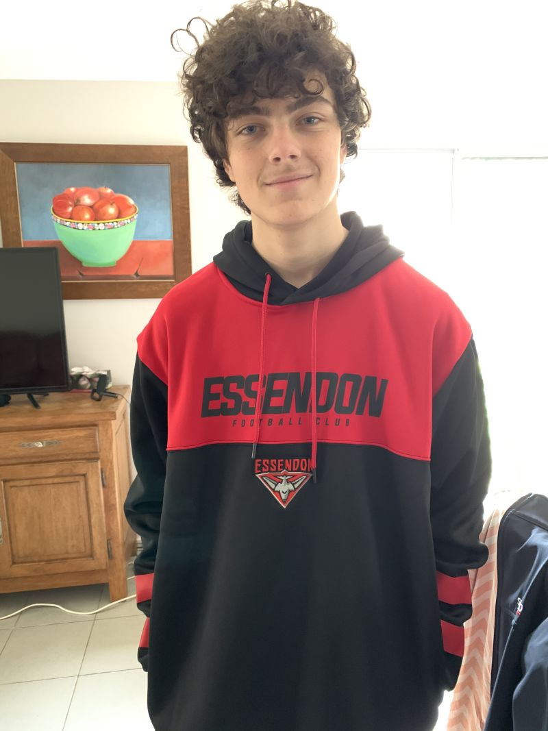 Essendon Bombers Mens Ultra Hood Size:XL Customer Photo
